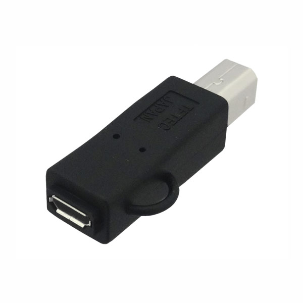 メール便送料無料】USB2.0 microUSB（メス）-B（オス）変換プラグ USB