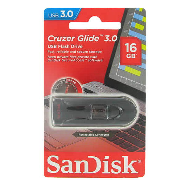 メール便送料無料】サンディスク USB3.0フラッシュメモリ 16GB Cruzer Glide SDCZ600-016G-G35 USBメモリ  SanDisk 海外リテール | アダチカメラ